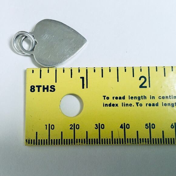 Sterling Silver Hart Charm - Picture 2 of 3